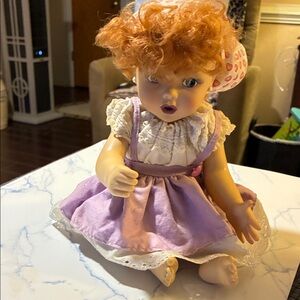 Adorable Lucille Ball Plastic Vintage Doll